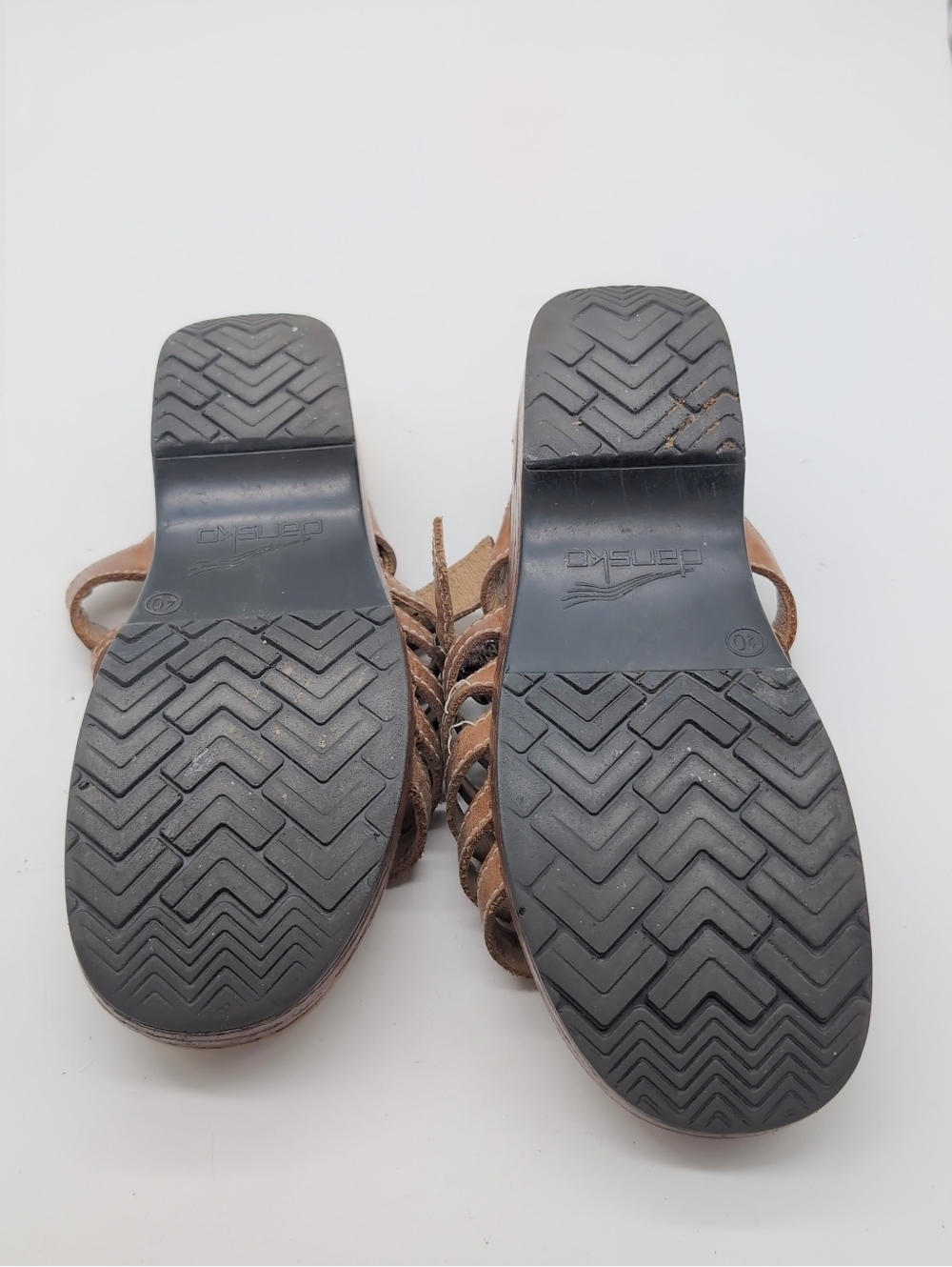 Dansko Sz 40 Leather Slide Sandals in Brown Women’s Mule - Picture 7 of 8